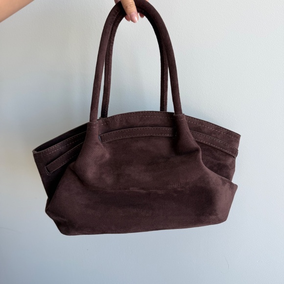 Small Mocha suede bag - Picture 2 of 3